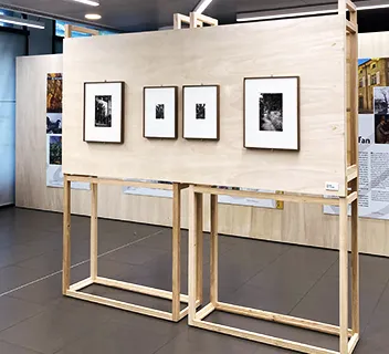 photo de Mobilier d’exposition modulable et écoconçu